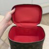 Louis Vuitton Monogram Macassar Nice Mini Rouge