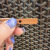 Goyard Goyardine Saint Louis GM Black and Tan