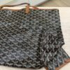 Goyard Goyardine Saint Louis GM Black and Tan