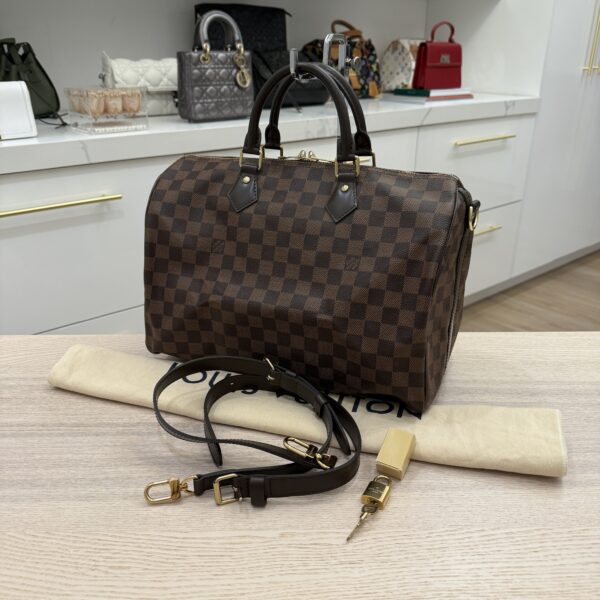 Louis Vuitton Monogram Speedy 35 Bandouliere NM