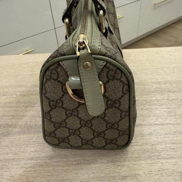Gucci Beige GG Coated Canvas Small Joy Boston Bag