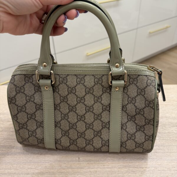 Gucci Beige GG Coated Canvas Small Joy Boston Bag