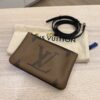 Louis Vuitton Double Zip Pochette Limited Edition Reverse Monogram Giant