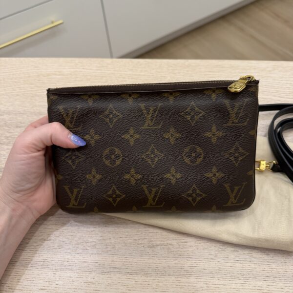 Louis Vuitton Double Zip Pochette Limited Edition Reverse Monogram Giant