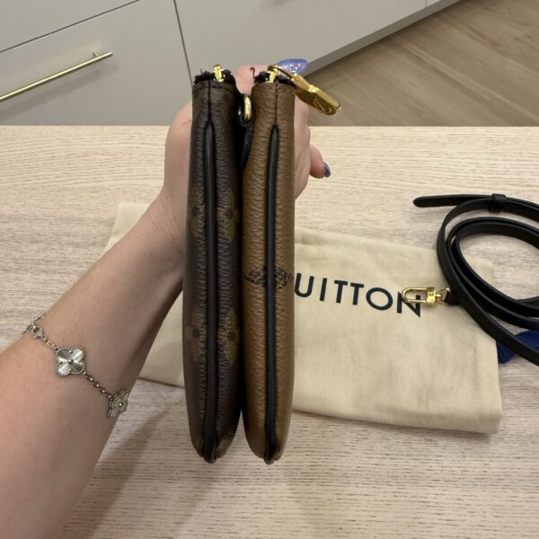 Louis Vuitton Double Zip Pochette Limited Edition Reverse Monogram Giant