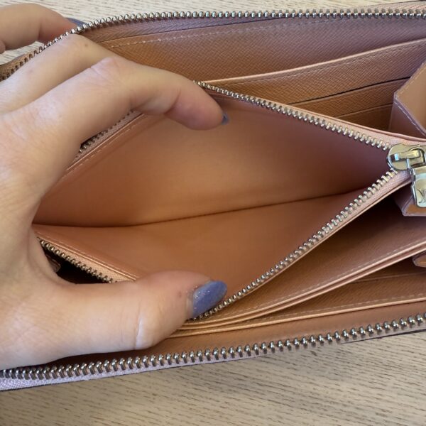 Louis Vuitton Epi Zippy Wallet Electric Rose Ballerine