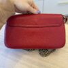 Gucci Disco Soho Red Chain Cross Body Handbag