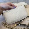 Louis Vuitton Empreinte Monogram Giant Multi Pochette Accessories Creme