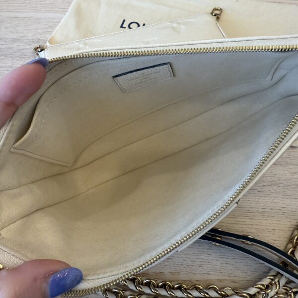 Louis Vuitton Empreinte Monogram Giant Multi Pochette Accessories Creme