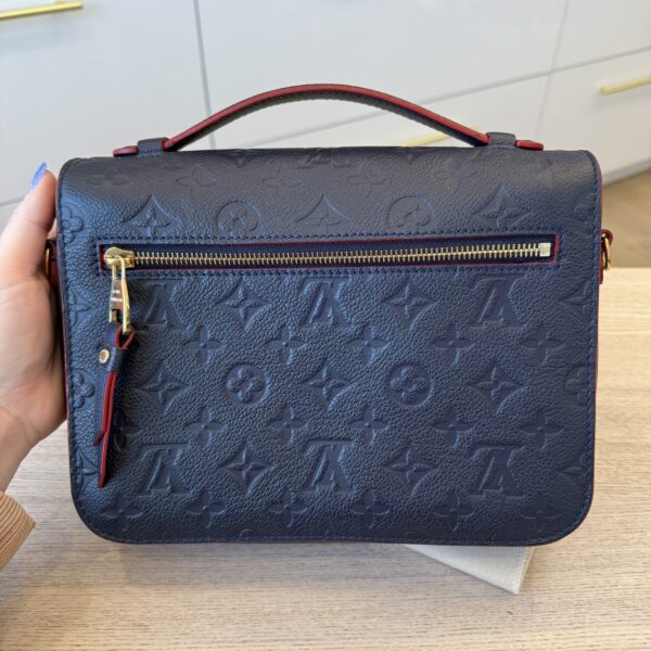 Louis Vuitton Empreinte Pochette Metis Marine Rouge