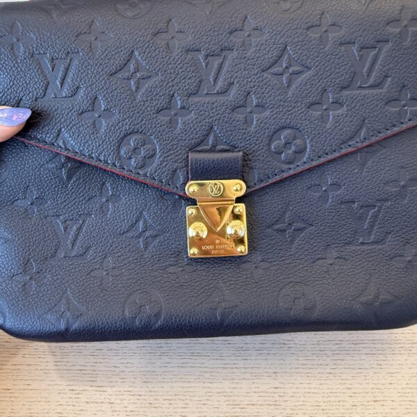 Louis Vuitton Empreinte Pochette Metis Marine Rouge