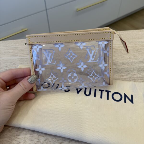Louis Vuitton Monogram Trio Toiletry 15 Transparent