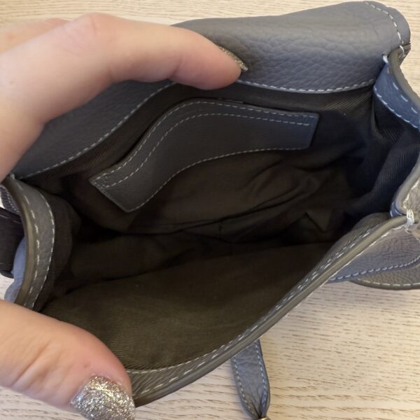 Chloe Marcie Small Crossbody Bag in Grained Calfskin Grey