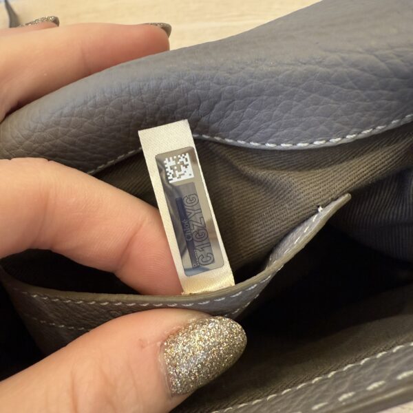 Chloe Marcie Small Crossbody Bag in Grained Calfskin Grey