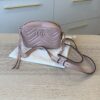 Gucci Calfskin Matelasse Mini GG Marmont Chain Shoulder Bag Perfectly Pink