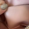 Gucci Calfskin Matelasse Mini GG Marmont Chain Shoulder Bag Perfectly Pink