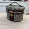 Gucci Ophidia Top Handle Cosmetic Case GG Coated Canvas Mini