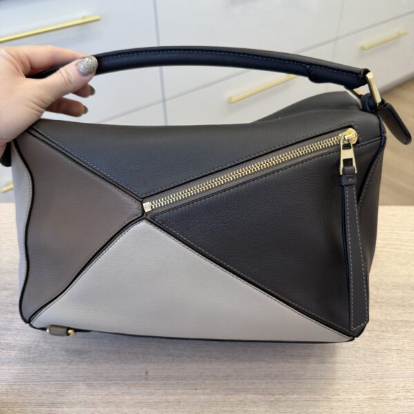 Loewe Calfskin Medium Puzzle Bag Tricolor Medium