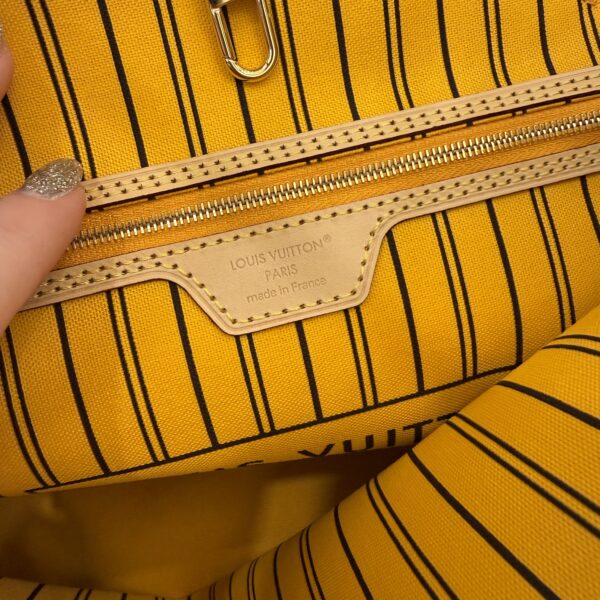 Louis Vuitton Neverfull Bandoulière Inside Out MM Safran Yellow