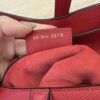 Christian Dior Saddle Bag with Strap Cherry Red Grained Calfskin