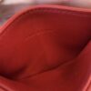 Christian Dior Caro Freesia Card Holder Monsignore Red Cannage Lambskin with Heart Motif