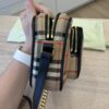 Burberry Calfskin Vintage Check Camera Bag Archive Beig