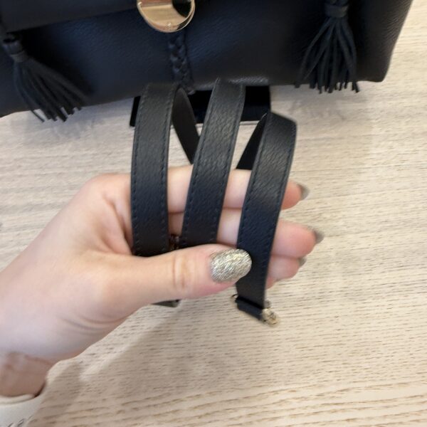 Chloe Grained Calfskin Medium Penelope Shoulder Bag Black