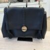 Chloe Grained Calfskin Medium Penelope Shoulder Bag Black