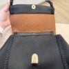 Chloe Grained Calfskin Medium Penelope Shoulder Bag Black