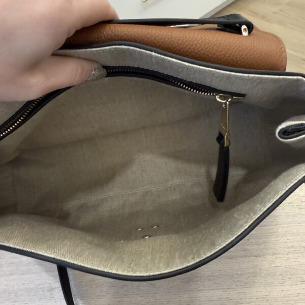 Chloe Grained Calfskin Medium Penelope Shoulder Bag Black