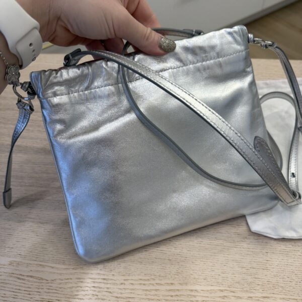 Christian Louboutin Leather Mouchara Silver