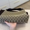 Gucci Beige GG Canvas Icon Bit Medium Hobo Bag