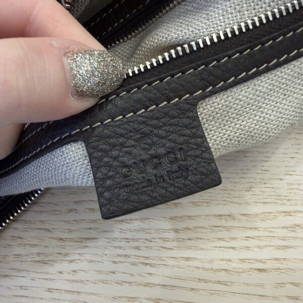 Gucci Beige GG Canvas Icon Bit Medium Hobo Bag