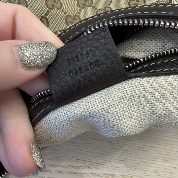 Gucci Beige GG Canvas Icon Bit Medium Hobo Bag