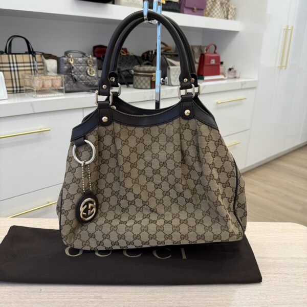 Gucci Monogram Medium Sukey Tote