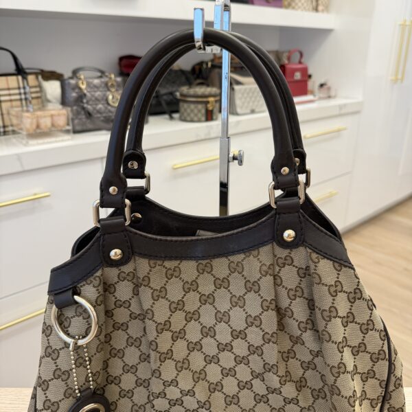Gucci Monogram Medium Sukey Tote