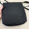Fendi Zucchino Vitello Tube Messenger Bag Testa di Moro Black