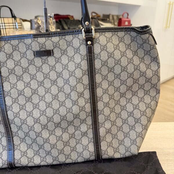 Gucci GG Plus Monogram Large Joy Tote Dark Brown