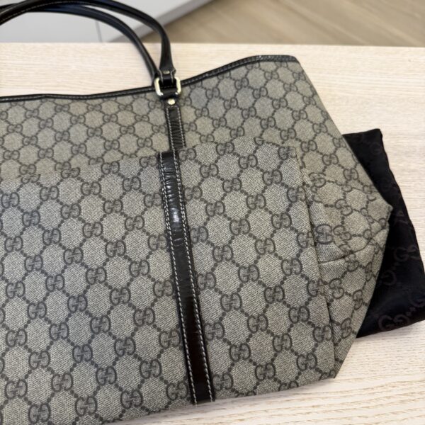 Gucci GG Plus Monogram Large Joy Tote Dark Brown