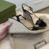 Gucci Marmont GG Wedge Black 38.5