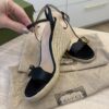 Gucci Marmont GG Wedge Black 38.5