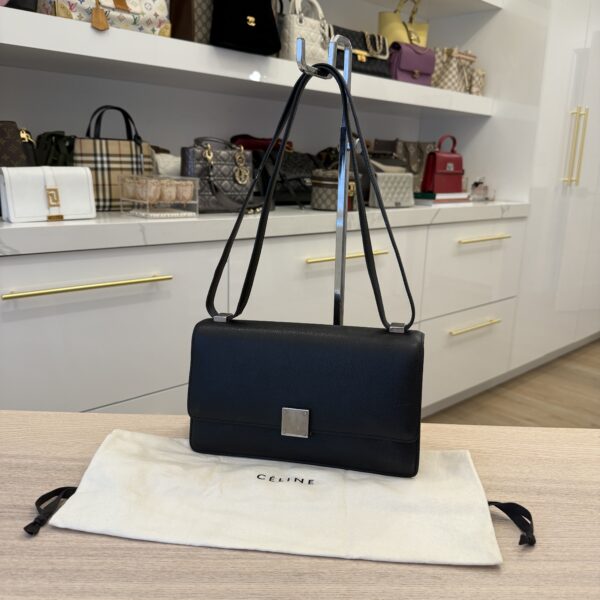Celine Small Case Flap Bag Black