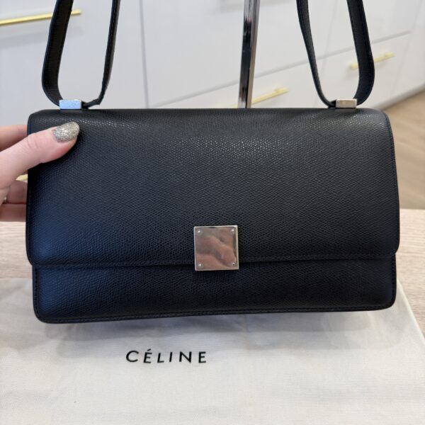 Celine Small Case Flap Bag Black