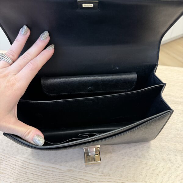 Celine Small Case Flap Bag Black