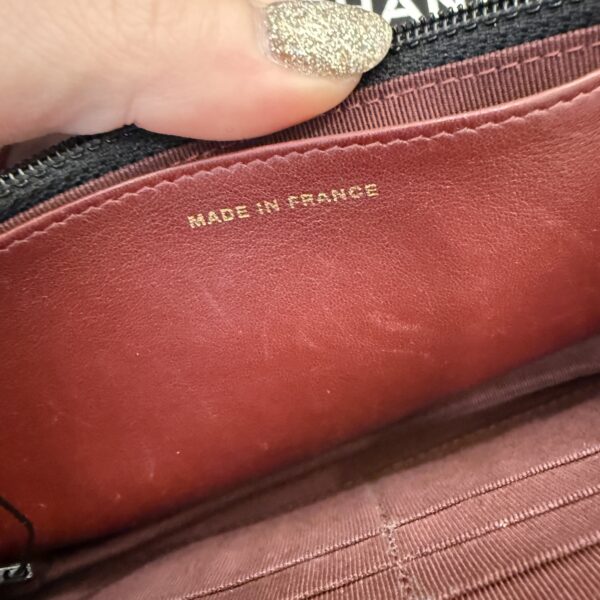 Chanel Caviar Quilted Wallet on Chain WOC Black Gold Hardware