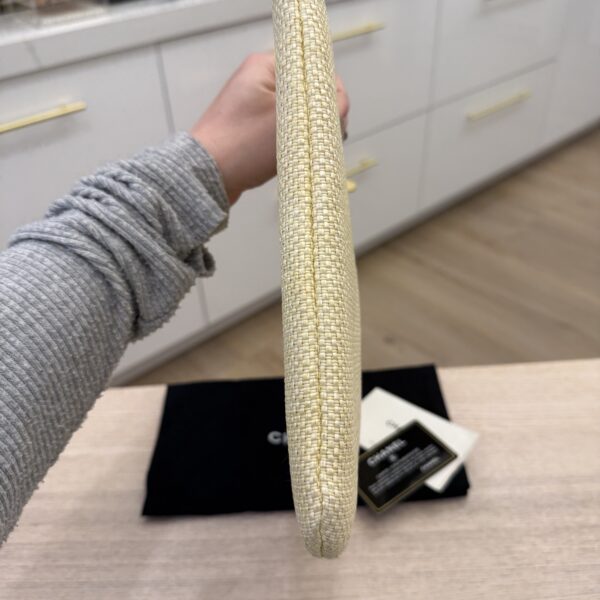 Chanel Large Deauville Pouch Yellow