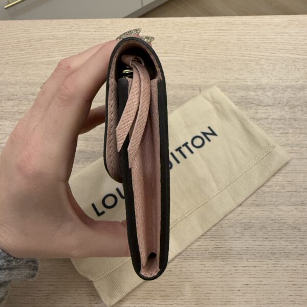 Louis Vuitton Monogram Emilie Wallet Rose Ballerine