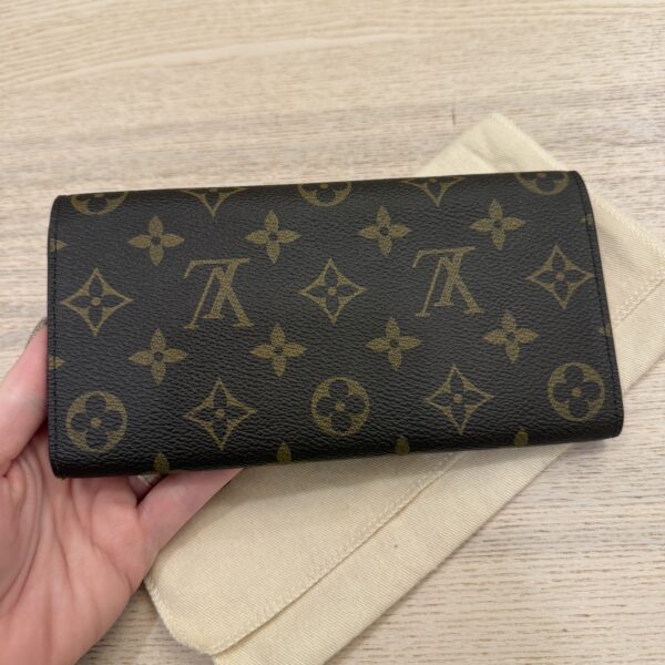 Louis Vuitton Monogram Emilie Wallet Rose Ballerine