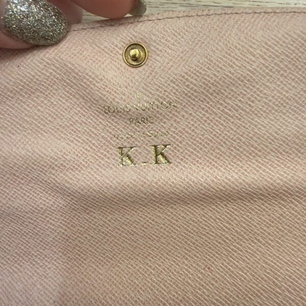 Louis Vuitton Monogram Emilie Wallet Rose Ballerine