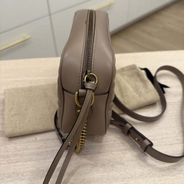 Gucci Matelasse Small GG Marmont Porcelain Rose